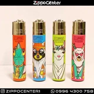 فندک کلیپر مدلHippie Theme مجموعه ۴ عددی